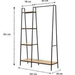 Décorations|Petits Meubles-Tempsl Penderie industrielle