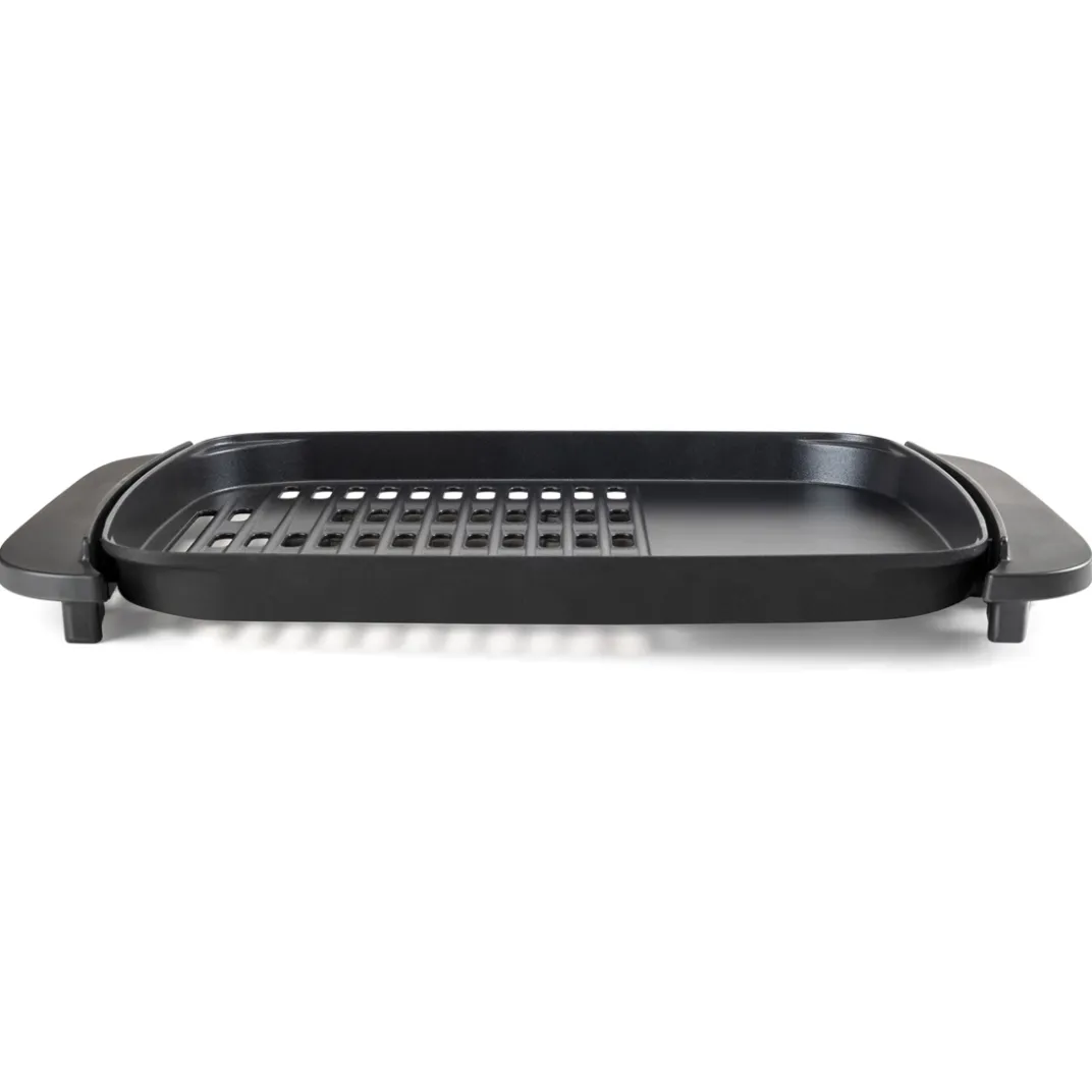 Cuisson Et Accessoires-Tempsl Plancha grill avec couvercle