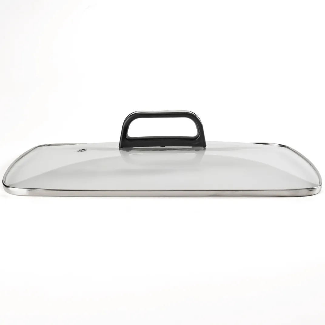 Cuisson Et Accessoires-Tempsl Plancha grill avec couvercle