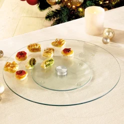 Table De Noël|Art De La Table-Tempsl Plateau apéritif tournant