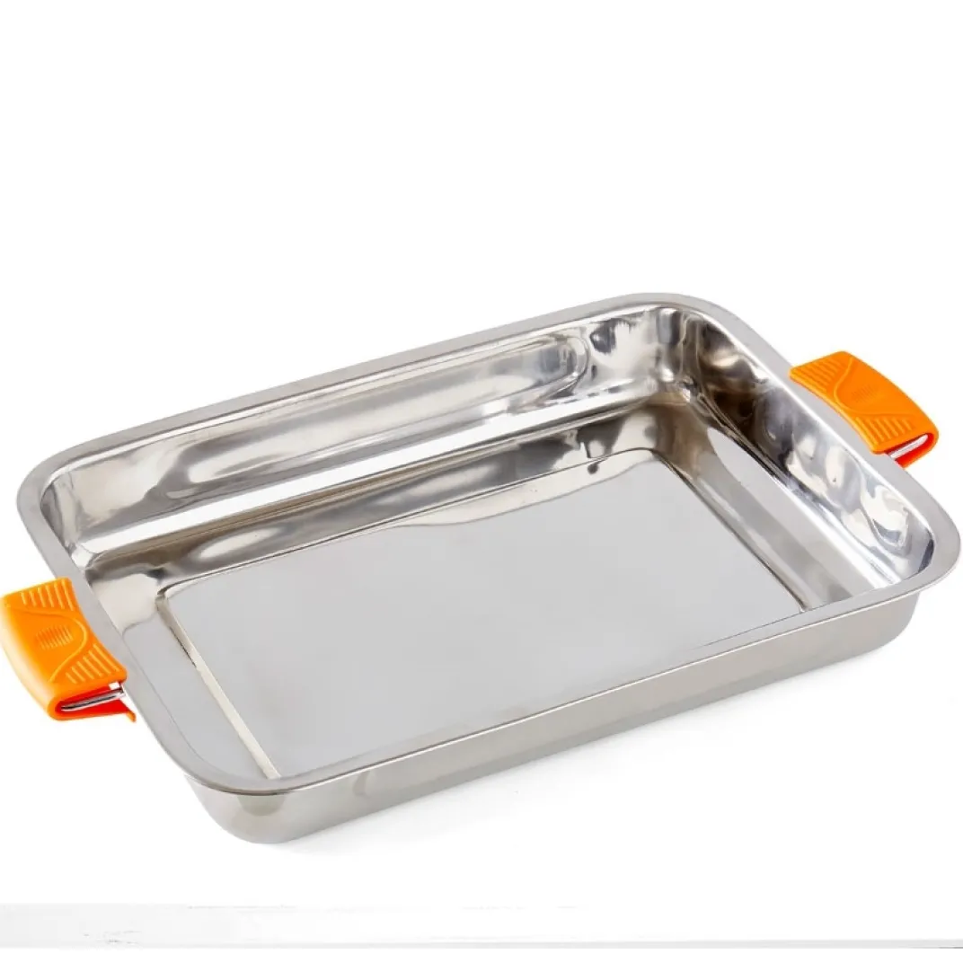 Cuisson Et Accessoires-Tempsl Poignées cocotte amovibles silicone orange