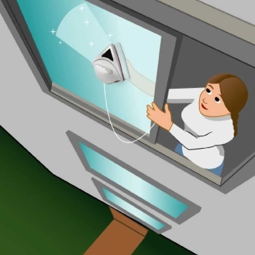 Matériels De Nettoyage-Tempsl Poignées vitres magnétiques