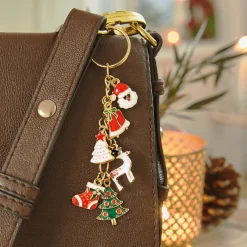 Sacs, Bijoux Et Accessoires-Tempsl Porte-clefs 6 charms Noël