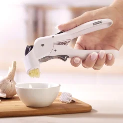 Découpe|Ustensiles De Cuisine Malins-Tempsl Presse-ail à crémaillère