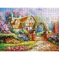Loisirs Créatifs-Tempsl Puzzle 500 pièces Jardin anglais