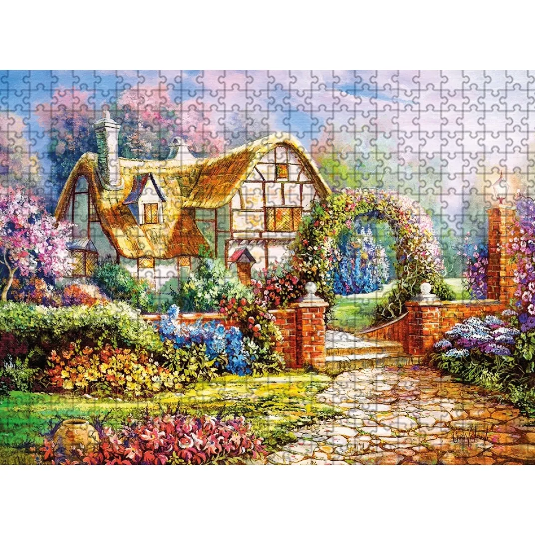 Loisirs Créatifs-Tempsl Puzzle 500 pièces Jardin anglais