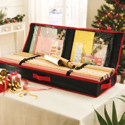 Emballages Cadeaux|Accessoires Bricolage Et Astuces-Tempsl Rangement papier cadeau et accessoires