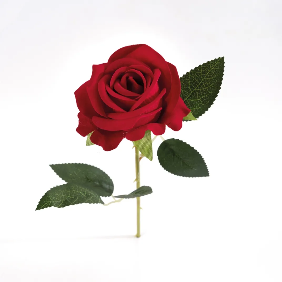 Décorations-Tempsl Rose artificielle Rouge