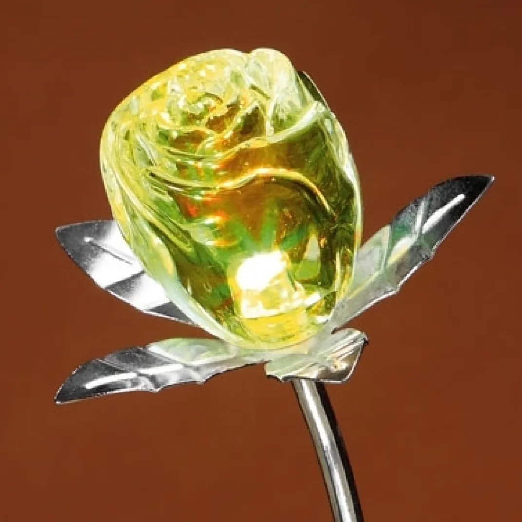 Décorations-Tempsl Rose changement de couleur