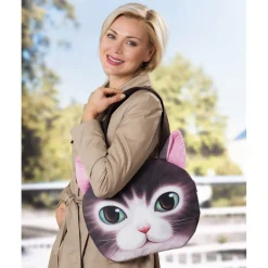 Sacs, Bijoux Et Accessoires-Tempsl Sac à main tête de chat