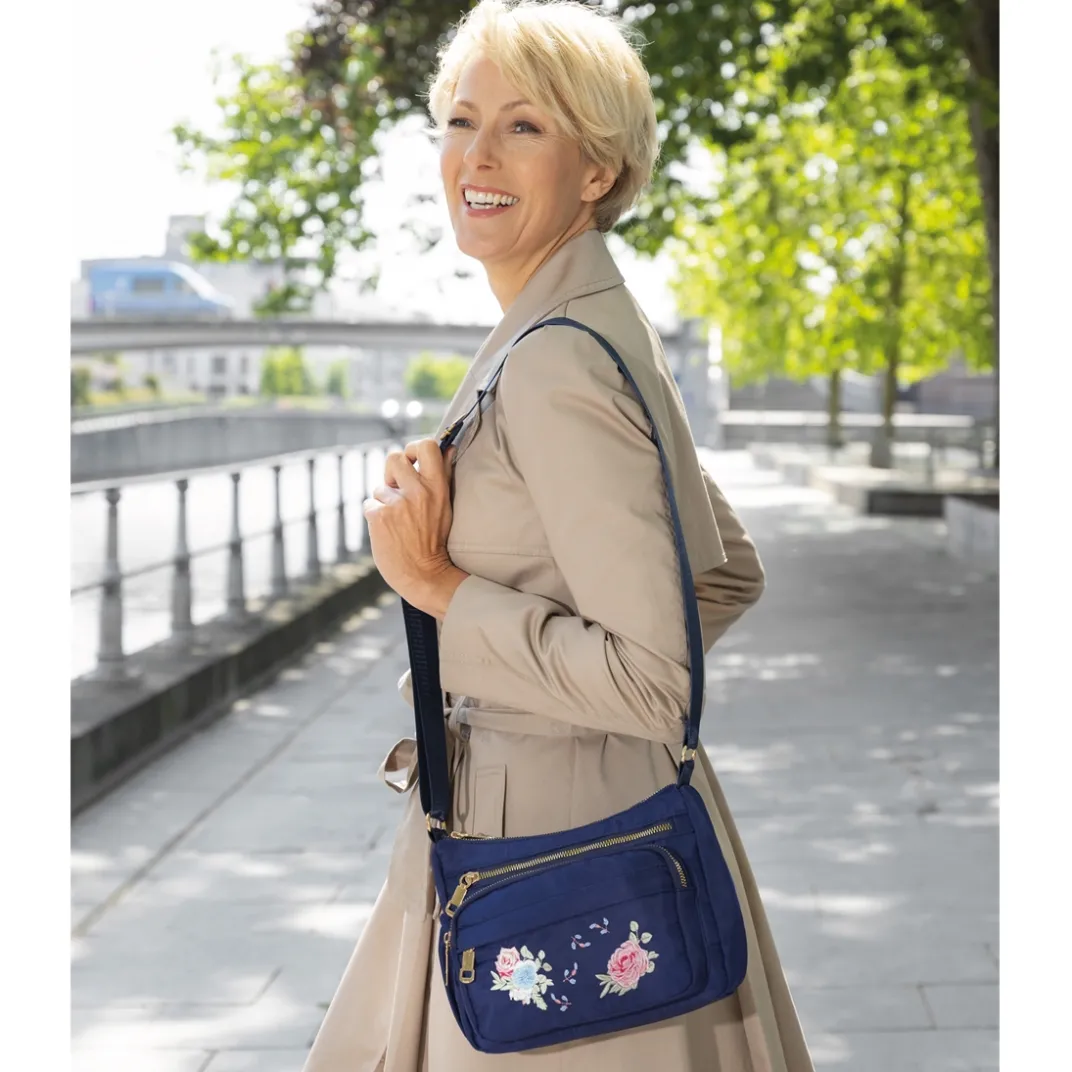 Sacs, Bijoux Et Accessoires-Tempsl Sac RFID multipoches brodé