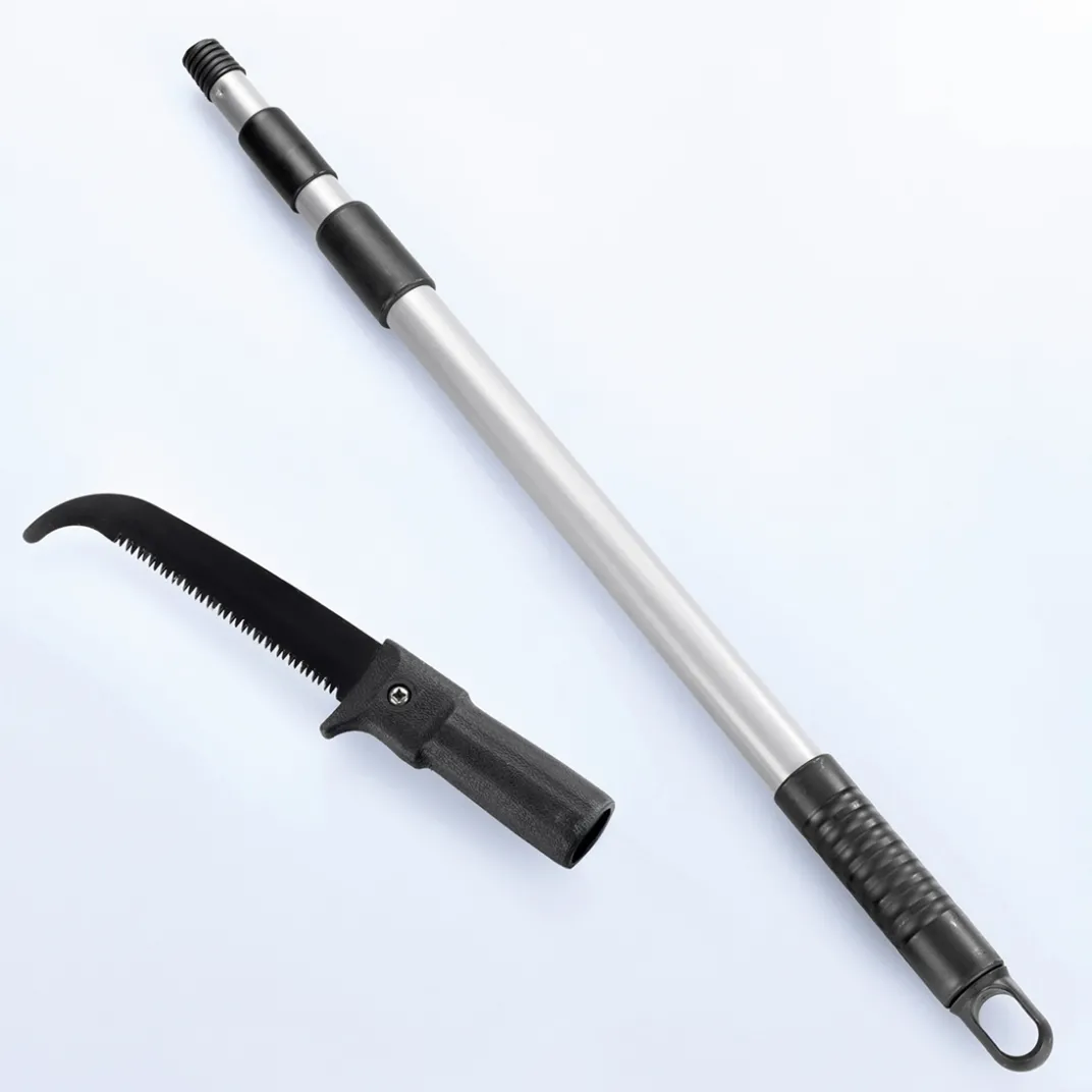 Accessoires Et Outils Jardin-Tempsl Scie à élaguer avec manche télescopique