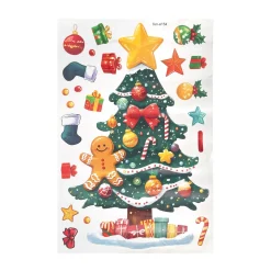Décorations Intérieures Noël|Décorations Cuisine-Tempsl Sticker Noël réfrigerateur