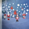 Décorations Intérieures Noël|Décorations Extérieures Noël-Tempsl Stickers fenêtre lutins