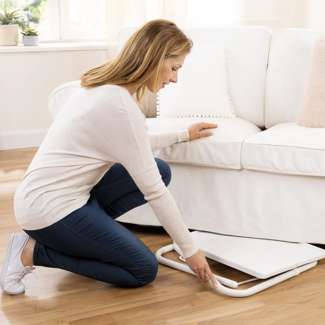 Décorations|Petits Meubles-Tempsl Table TV réglable : Blanc ou Moka