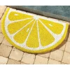 Décorations|Décorations Jardin Et Extérieur-Tempsl Tapis citron demi-lune
