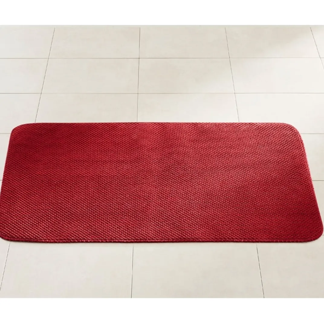 Décorations Cuisine|Décorations-Tempsl Tapis cuisine microfibres bordeaux 46 x 90 cm
