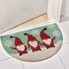 Décorations Intérieures Noël|Décorations Extérieures Noël-Tempsl Tapis demi-lune lutin