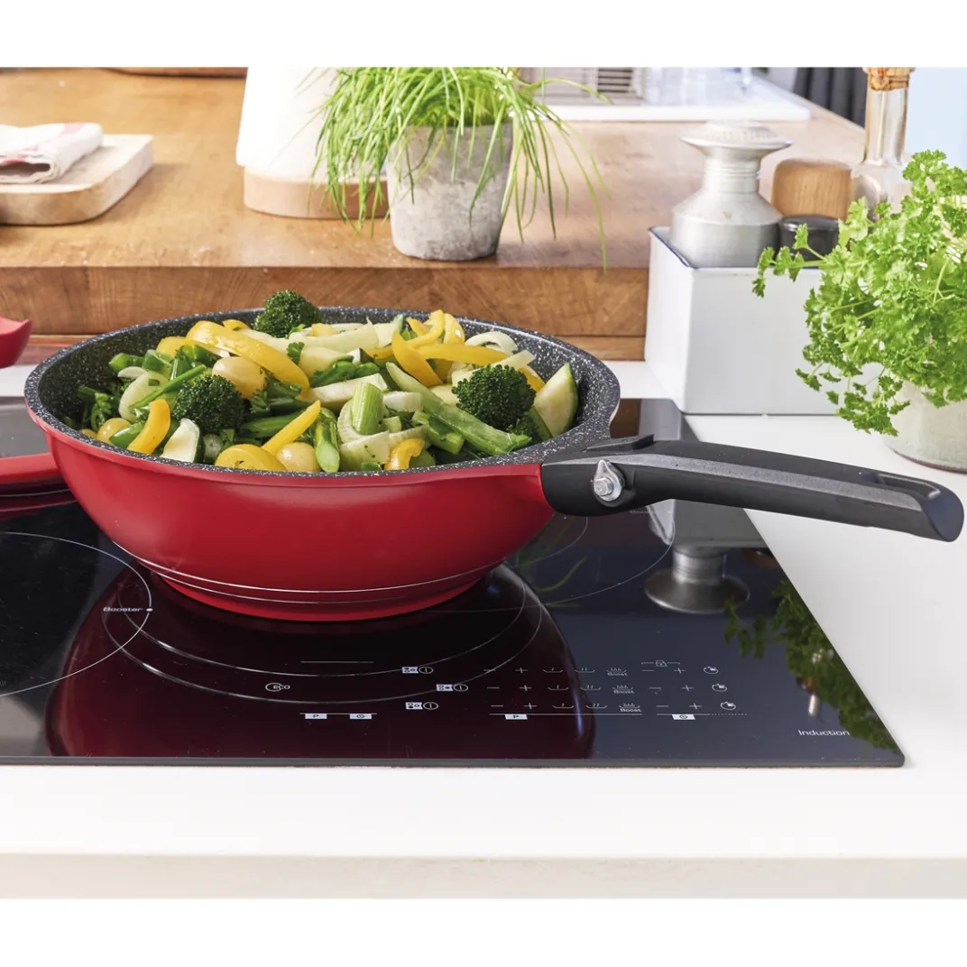 Cuisson Et Accessoires-Tempsl Wok fonte d'aluminium Pradel France ®